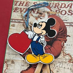 Disney wood ornament Mickey Mouse